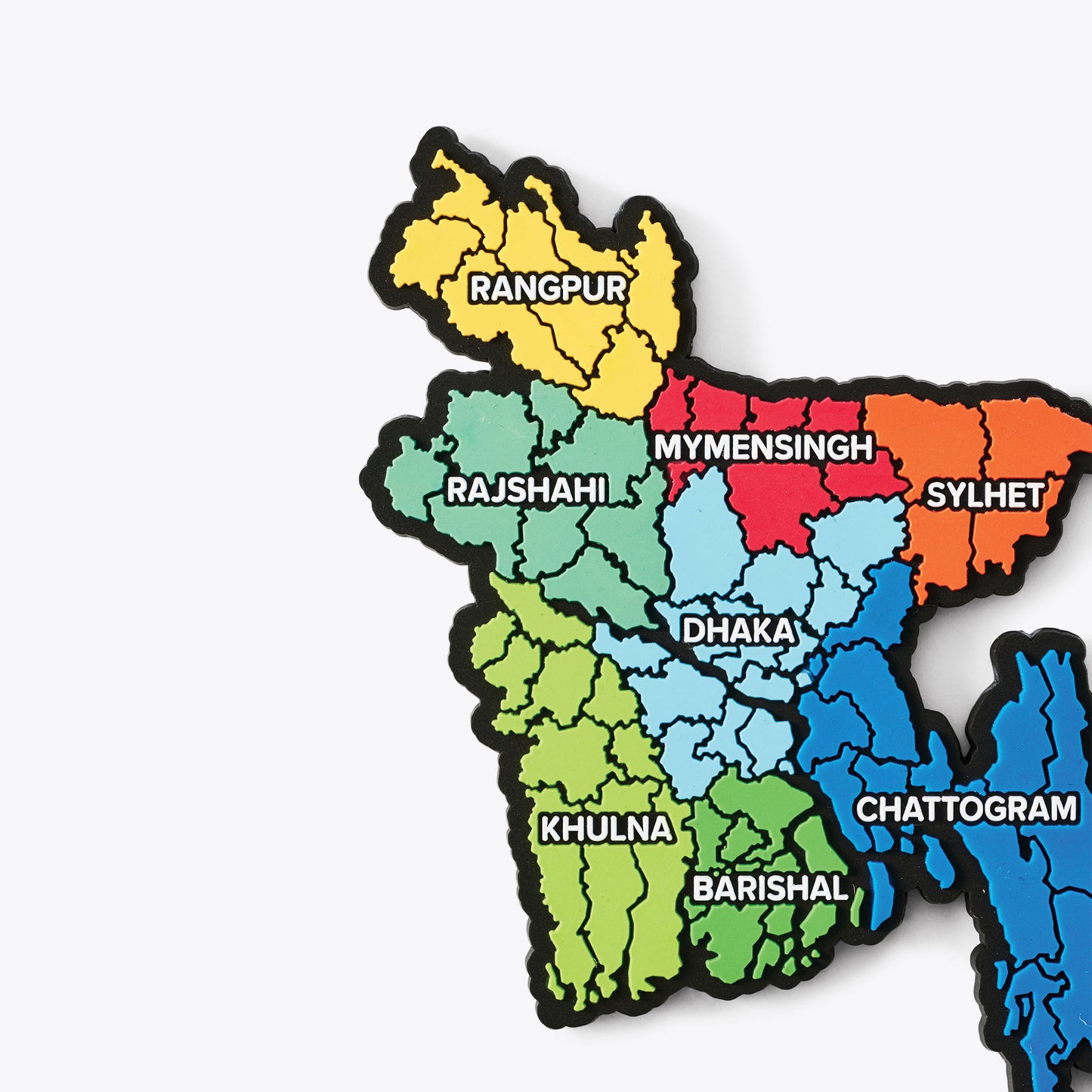 Bangladesh Divisions Fridge Magnet