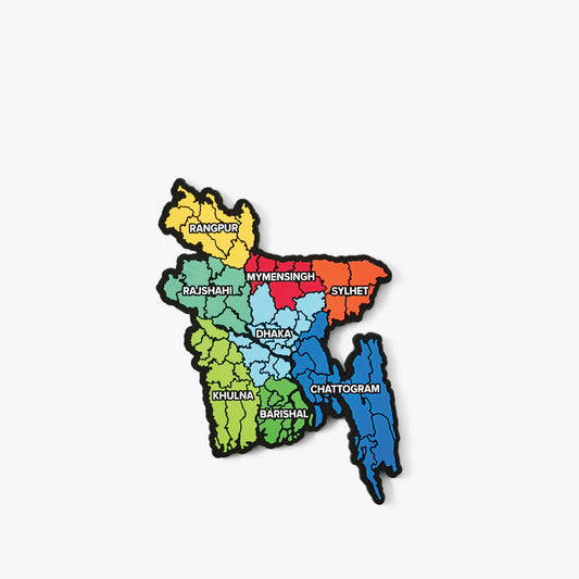 Bangladesh Divisions Fridge Magnet