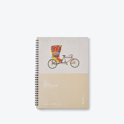 Rickshaw Bangladeshi A4 Notebook 120 Pages